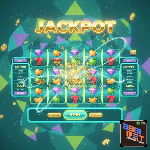 Ícones de slots representando diversão sem limites na 333bet Brasil